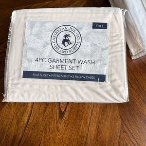 🌴 Caribbean Joe Garment Wash Sheet Set - Full size - 4 pc 🌴